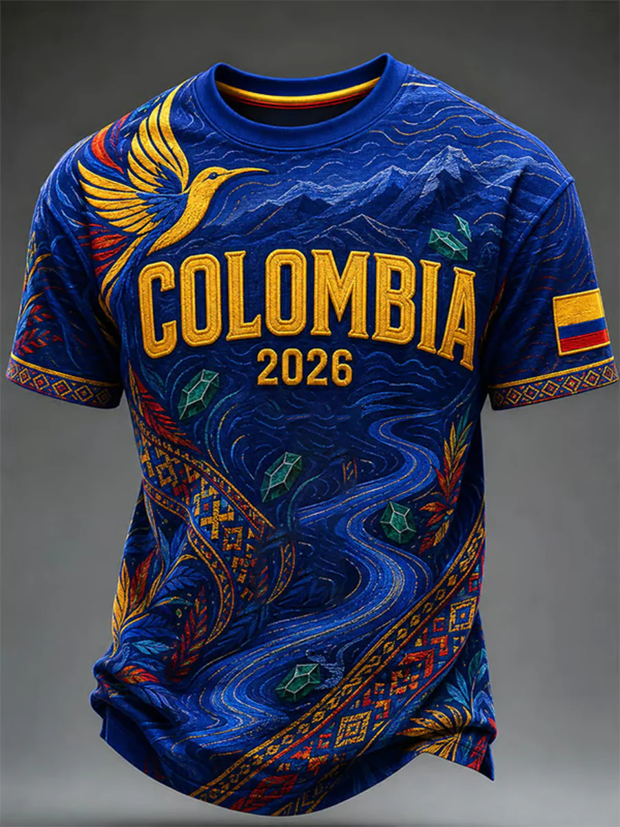 Colombian football casual unisex T-shirt