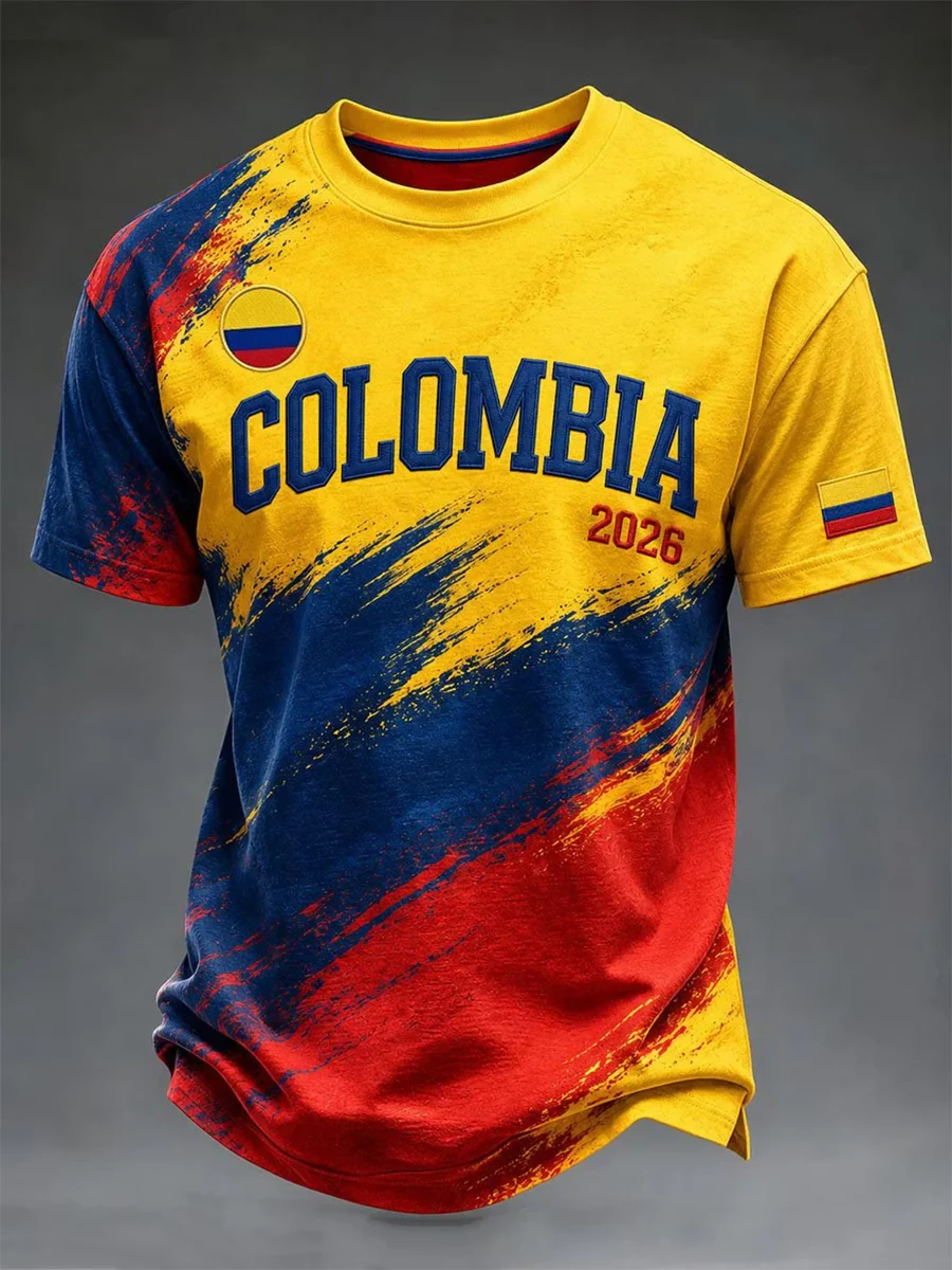 Colombian football casual unisex T-shirt