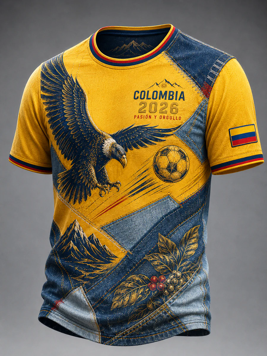 Men's 2026 Columbia Classic Soccer Casual T-Shirt