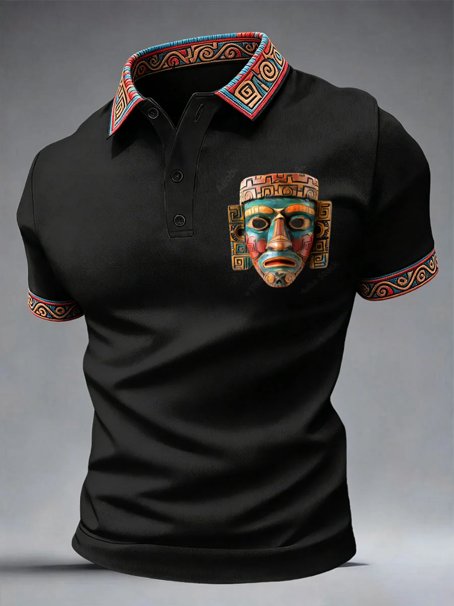 Men's Aztec Mask Tops