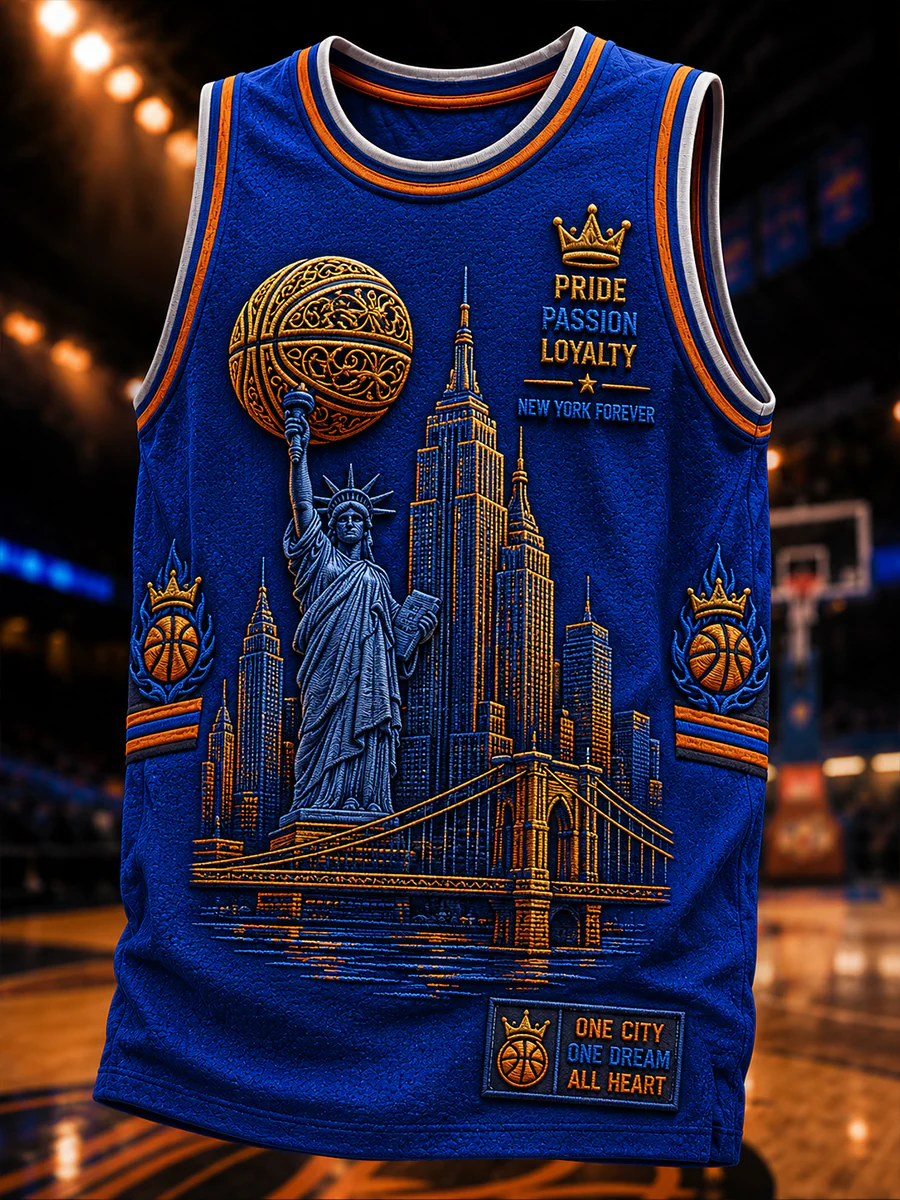 Men's Classic Basketball Fan Graphic Print Vest Top - Image 2