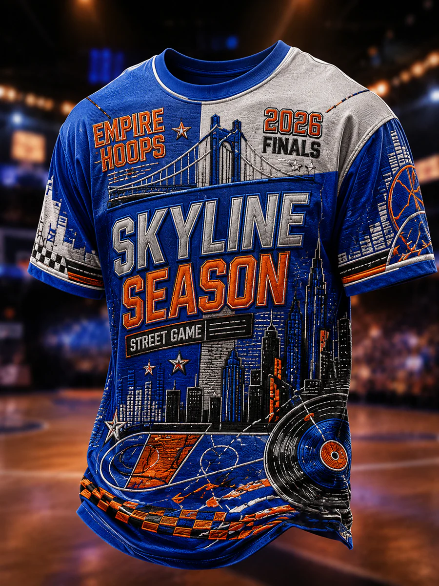 Men's Classic Basketball Fan Graphic T-shirt