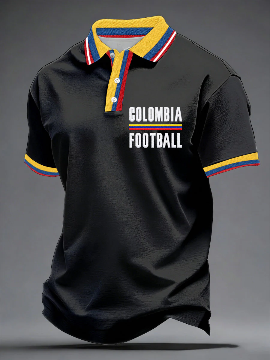 Men's Colombian Football Casual T-shirts