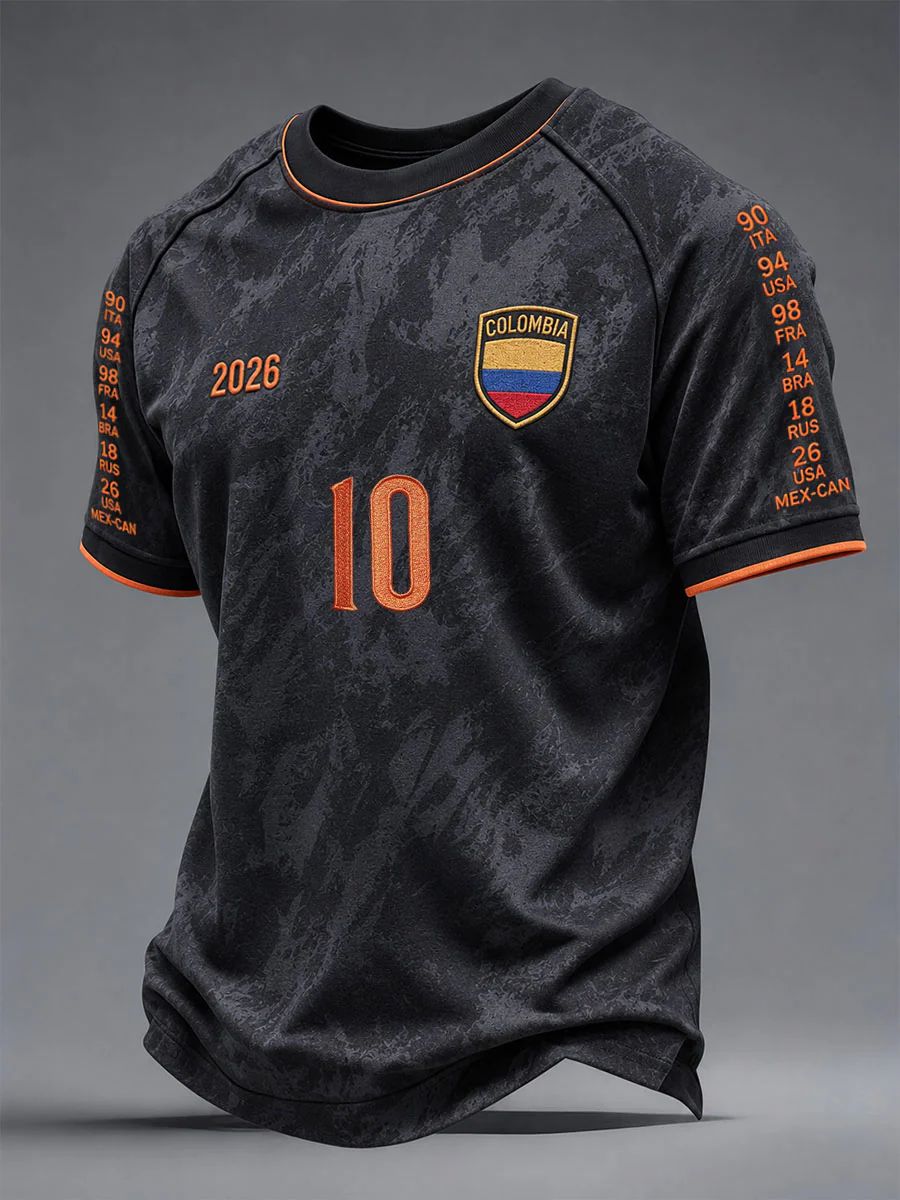 Men's Columbia Soccer No. 10 T-shirts - Image 3