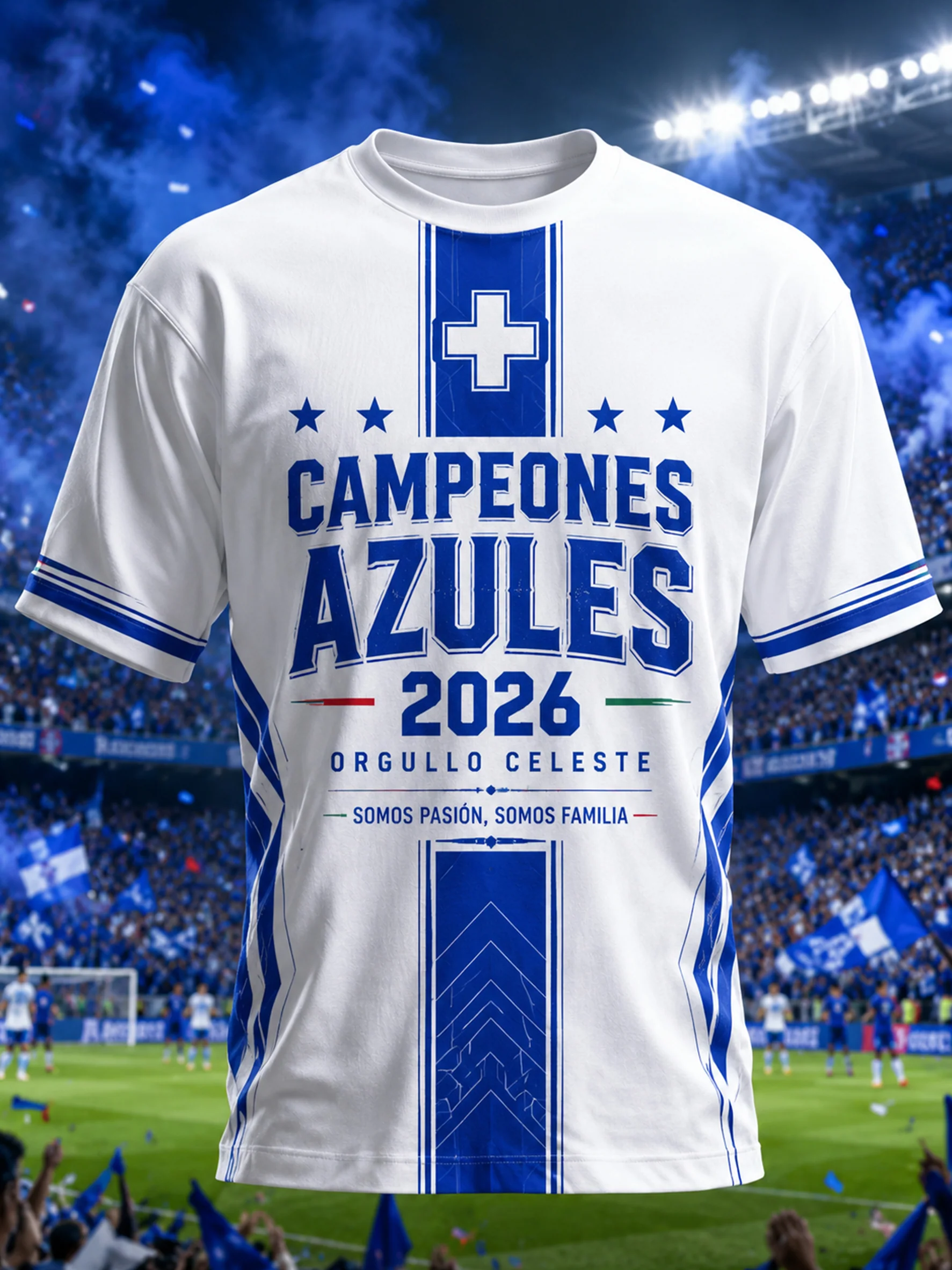 Men's (Mexico) Football Fan Art Print T-Shirt