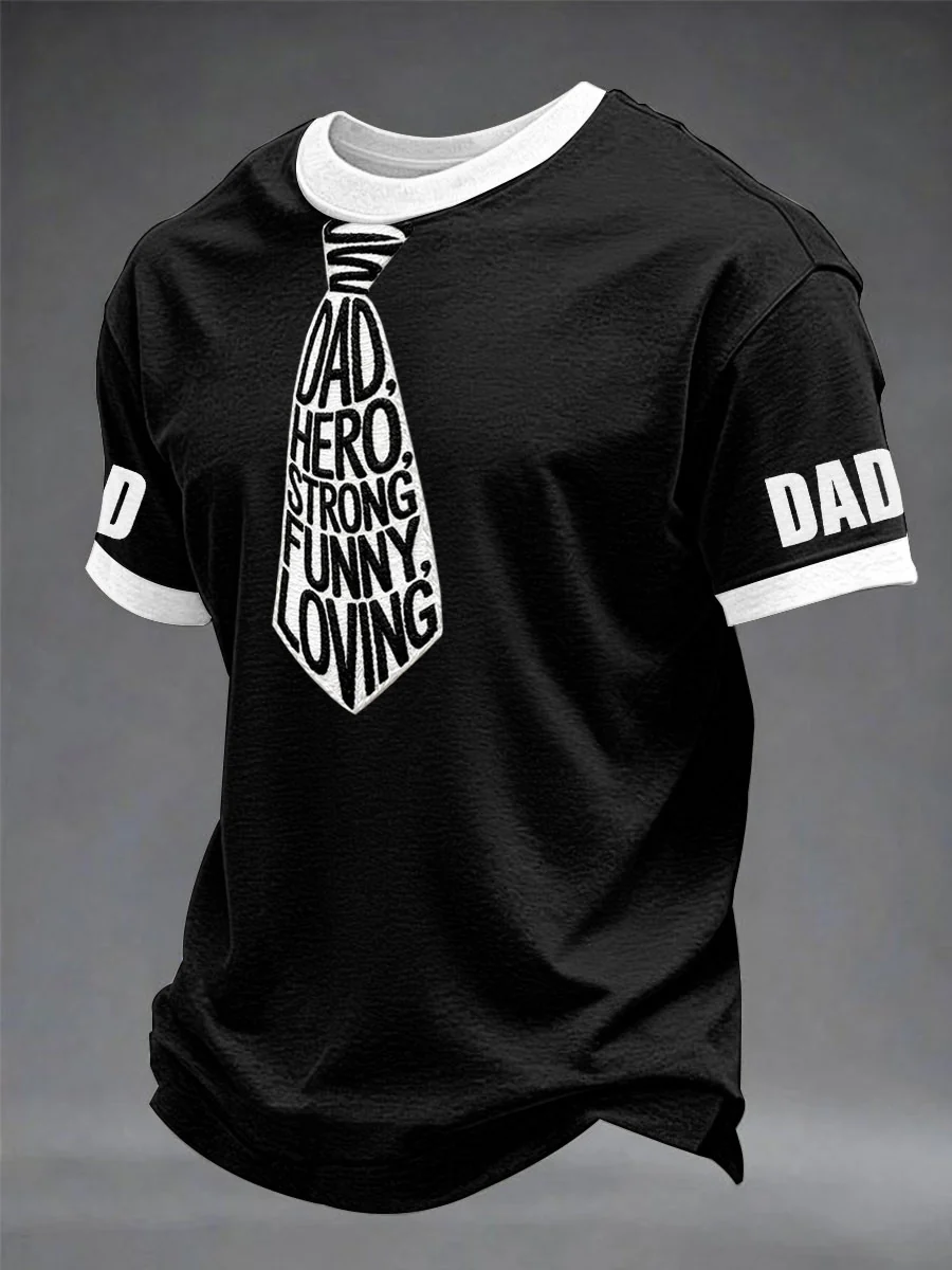Men's Father's Day Fun Casual Unisex T-shirt - Image 2
