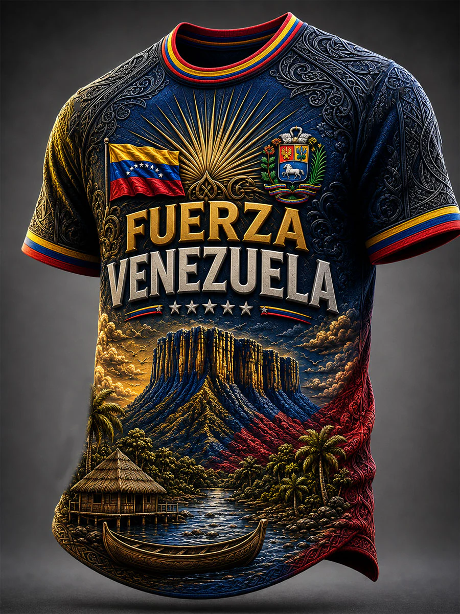 Men's Fuerza Venezuela Short Sleeve T-shirt