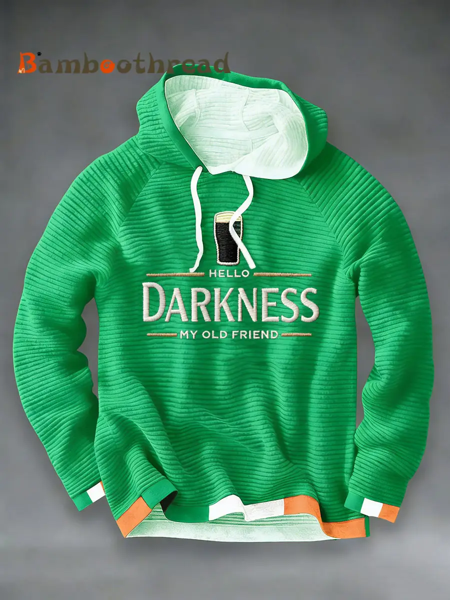 Men's Hello Darkness My Old Friend Hoodie - Image 2