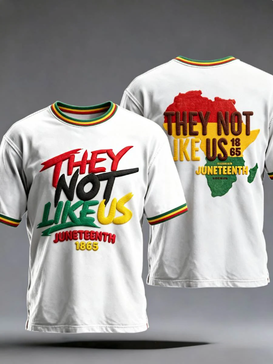 Men's Juneteenth They Not Like Us Since 1865 Print Tee