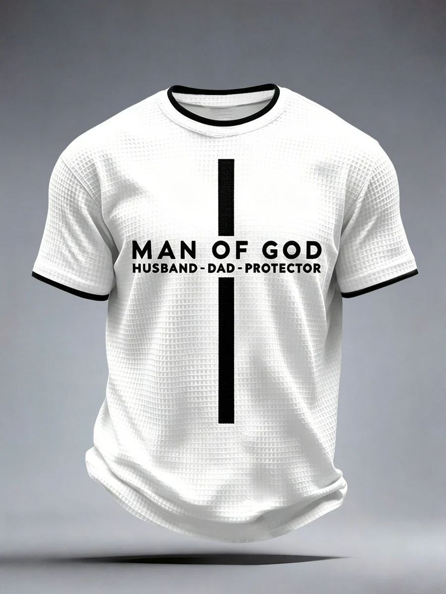 Men's Man of God Waffle T-Shirt