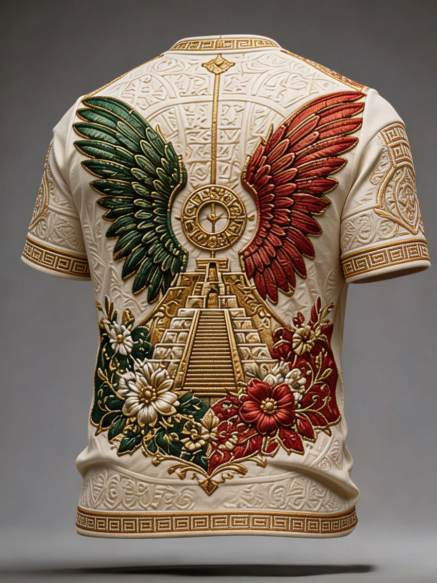 Men's Mexico Football Lover Art Printed T-shirt - Image 2