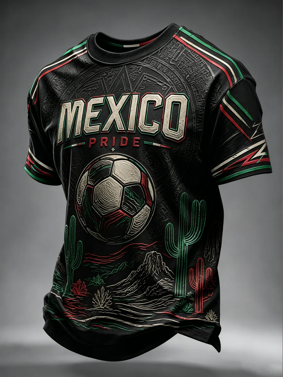 Men's Mexico Printed short sleeves t-shirt