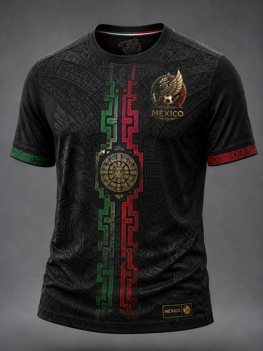 Men's Mexico Proud Art Printed short sleeves t-shirt