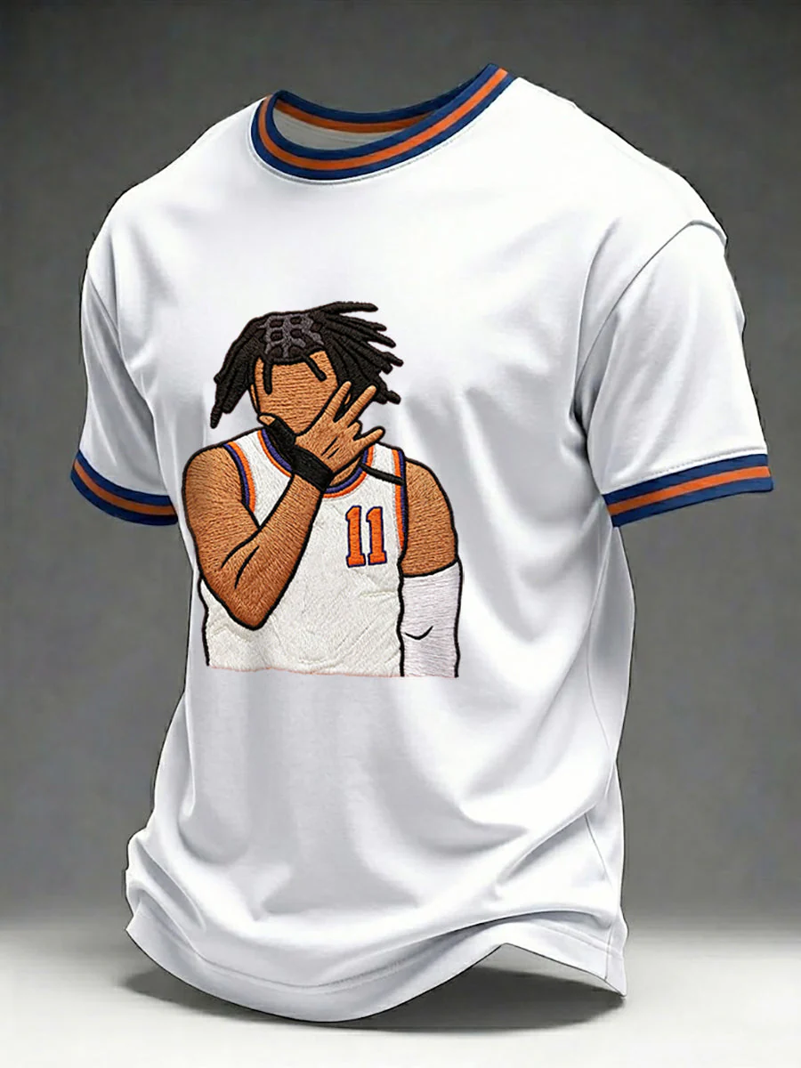 Men's MVP Basketball Player Inspired Casual T-shirt - Image 2