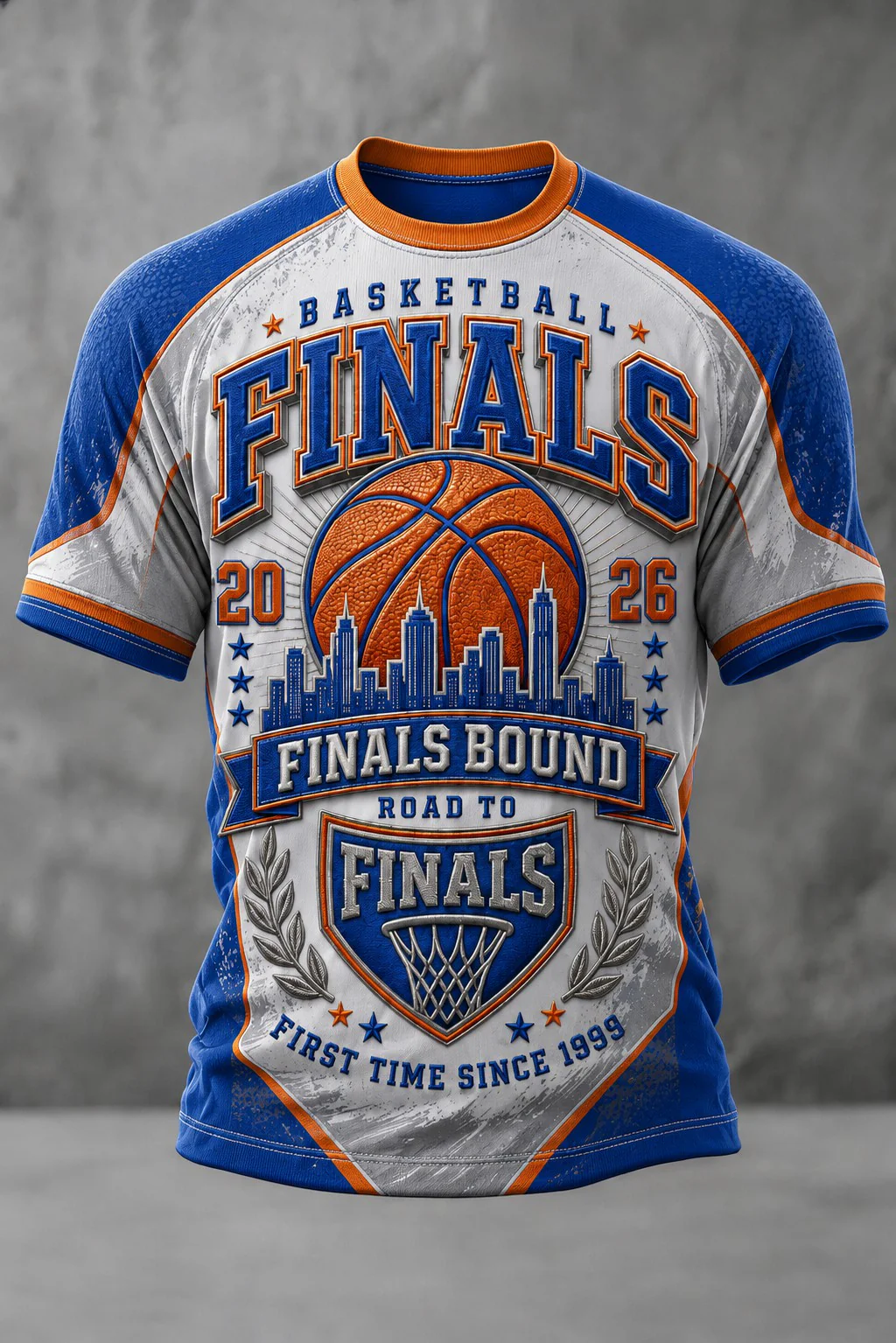 Men's New York Basketball Printed T-shirt