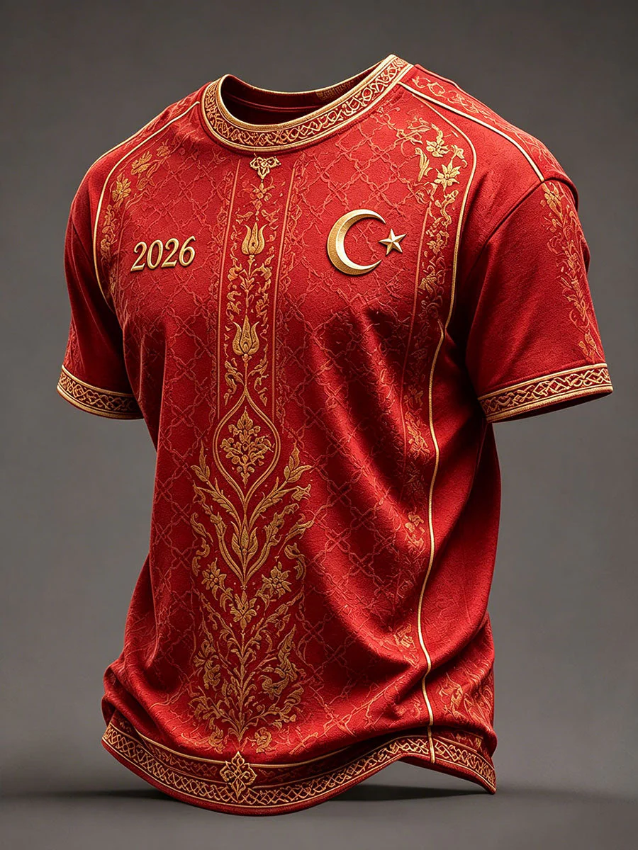Men's Turkey 2026 Football T-Shirts - Image 2