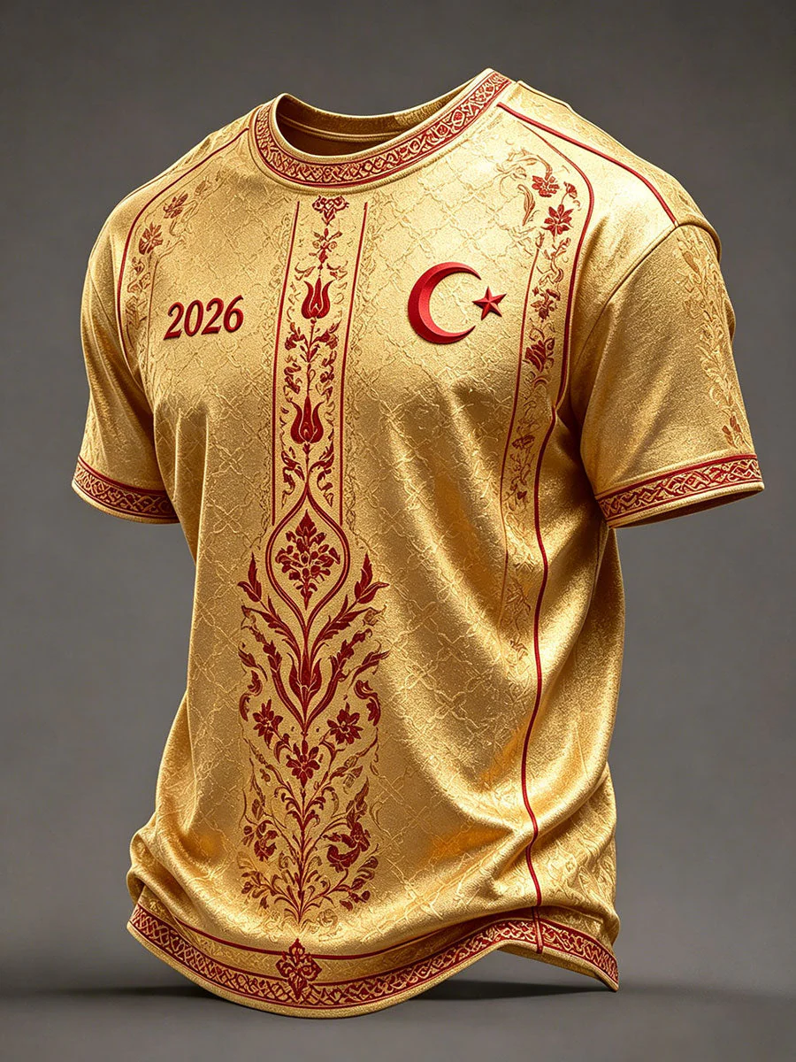 Men's Turkey 2026 Football T-Shirts - Image 4