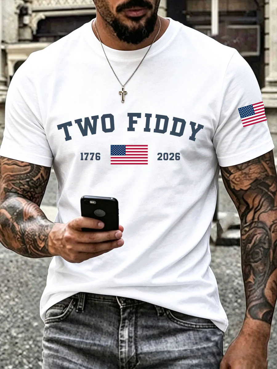 Men's Two Fiddy T-Shirt - Image 3