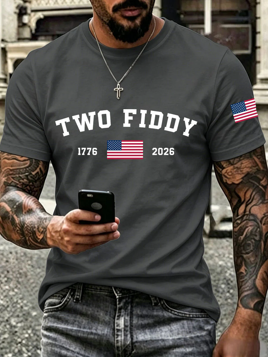 Men's Two Fiddy T-Shirt - Image 4