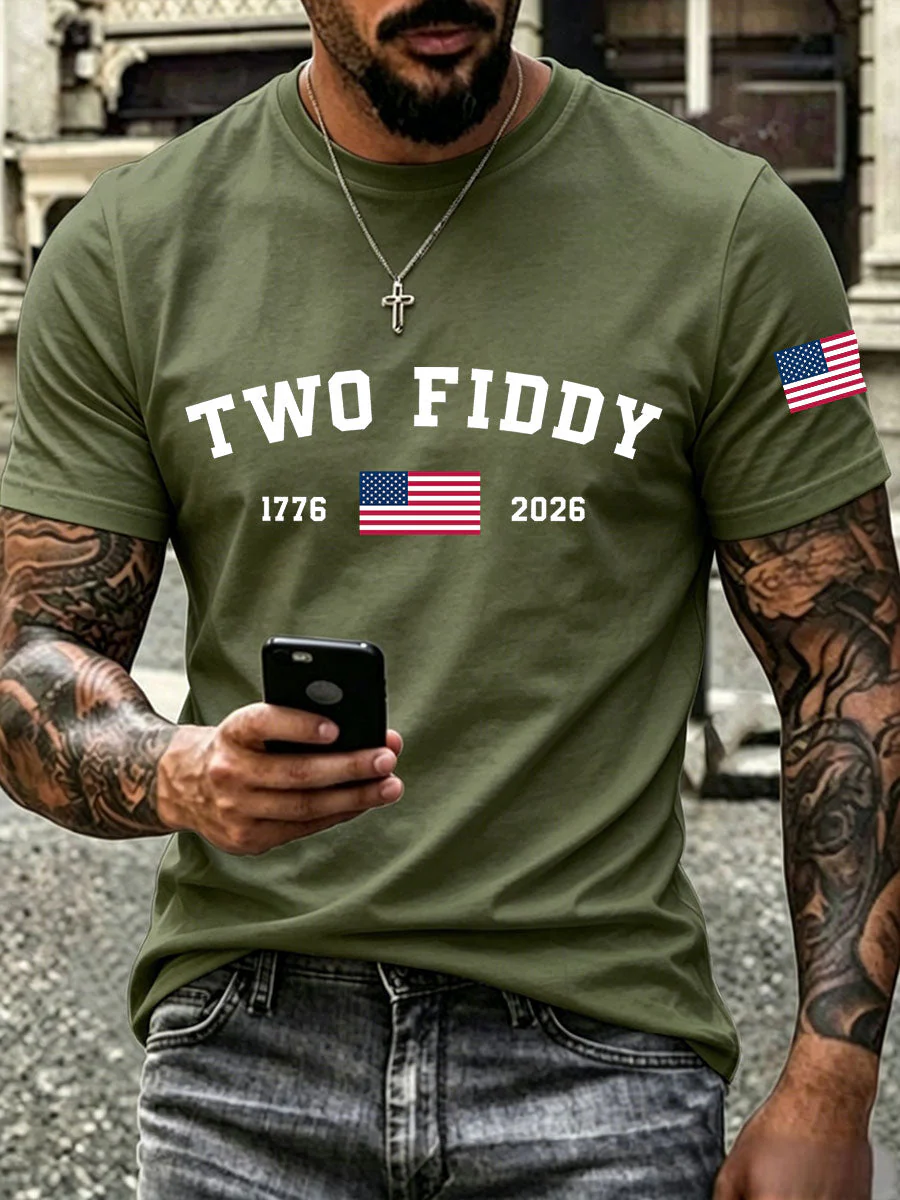 Men's Two Fiddy T-Shirt - Image 5