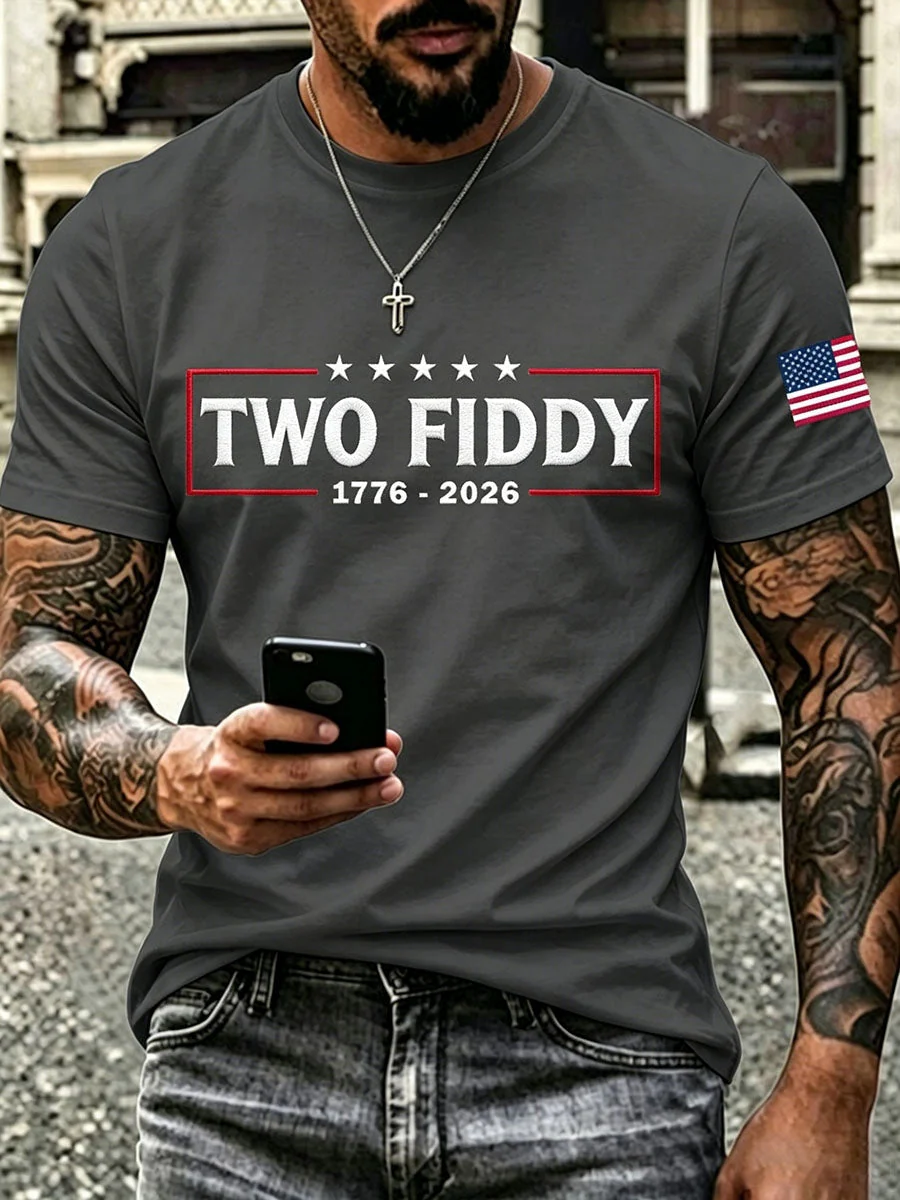 Men's Two Fiddy T-Shirt - Image 4