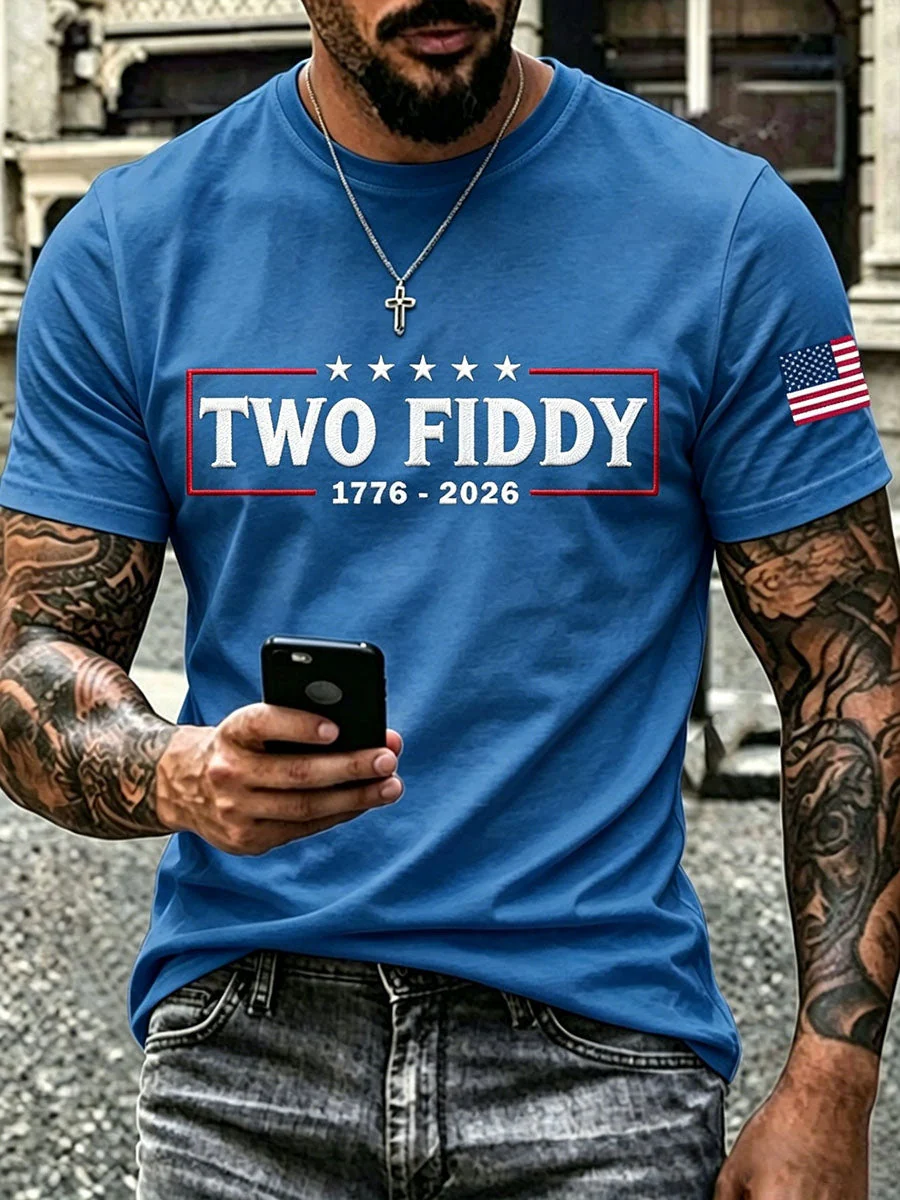 Men's Two Fiddy T-Shirt - Image 5
