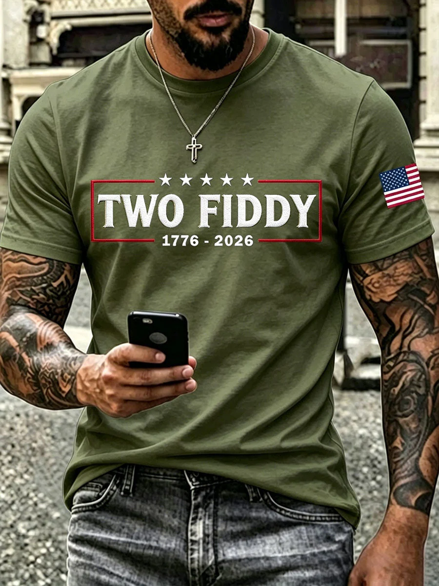 Men's Two Fiddy T-Shirt - Image 6