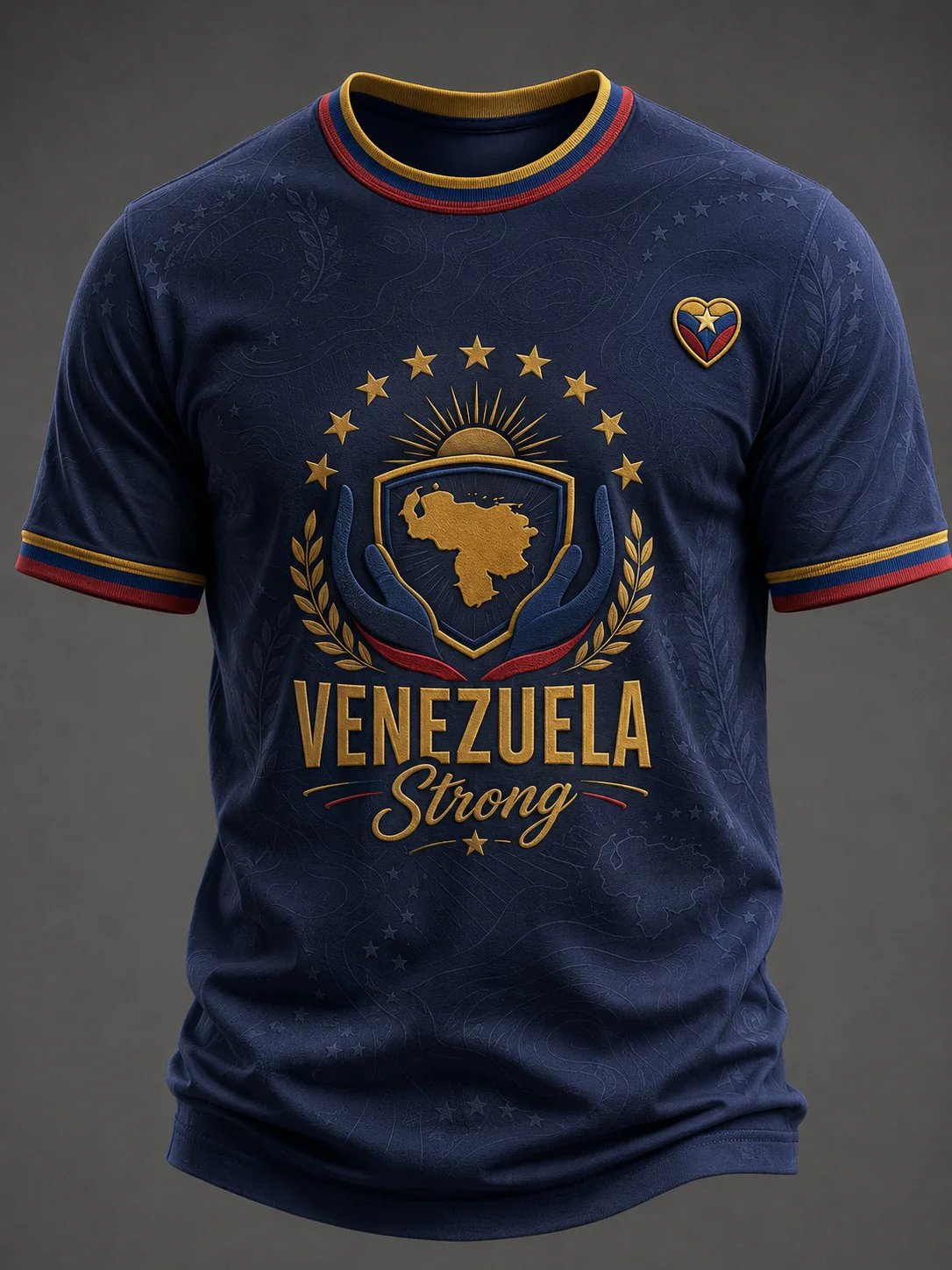 Men's Venezuela Strong Printed T-shirt