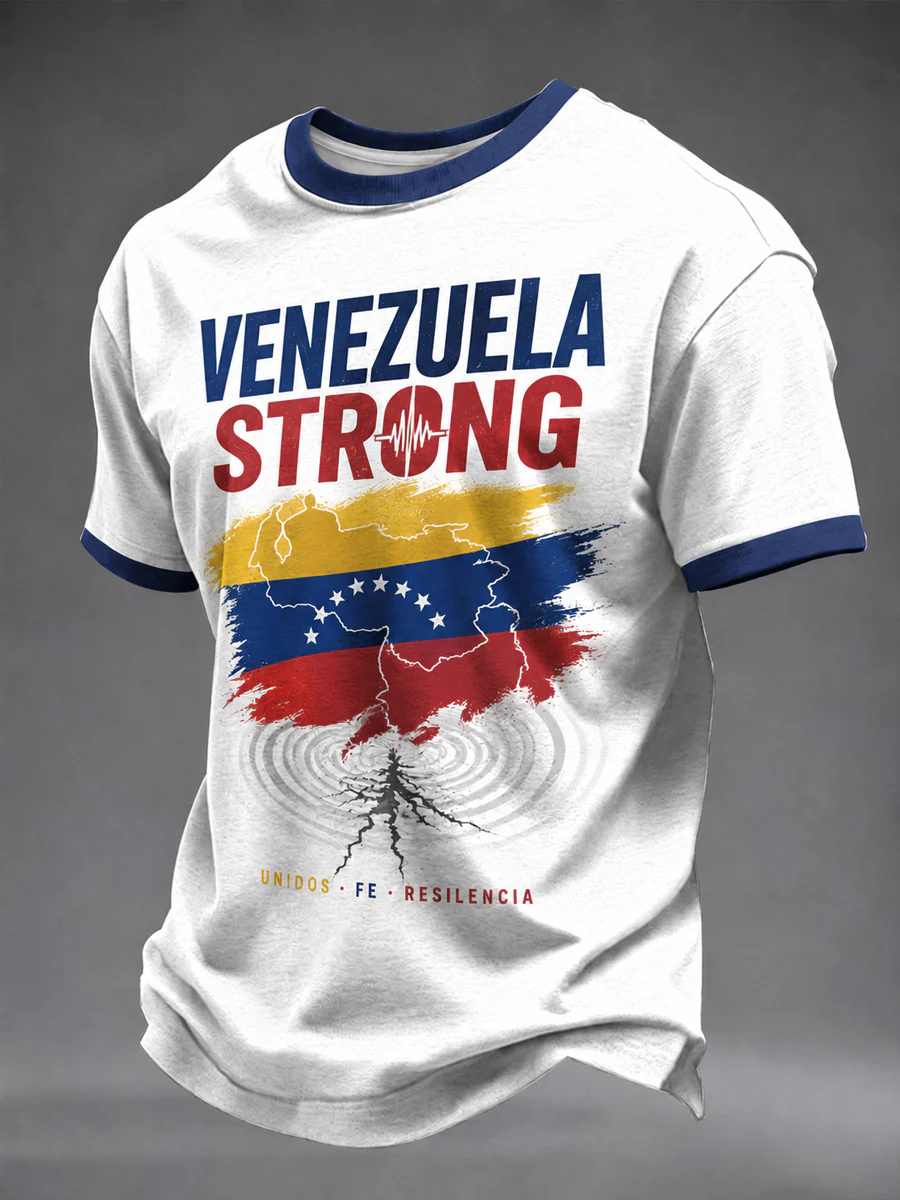 Men's VENEZUELA STRONG Printed T-shirt