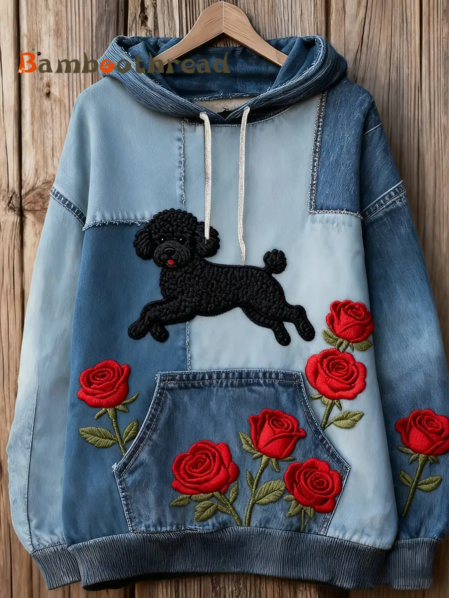 Unisex Animal Art Print Casual Vintage Hoodie