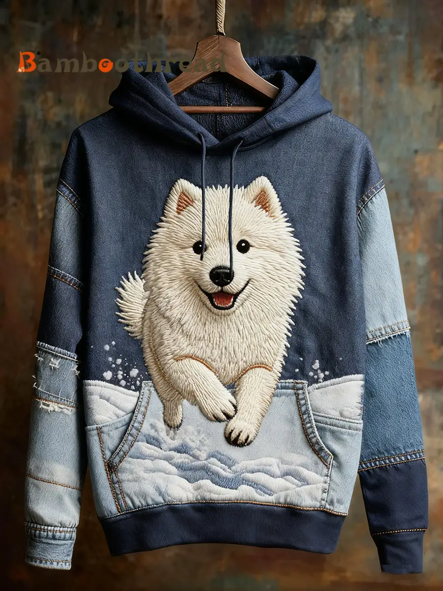 Unisex Animal Art Print Casual Vintage Hoodie