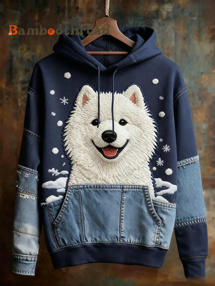 Unisex Animal Art Print Casual Vintage Hoodie