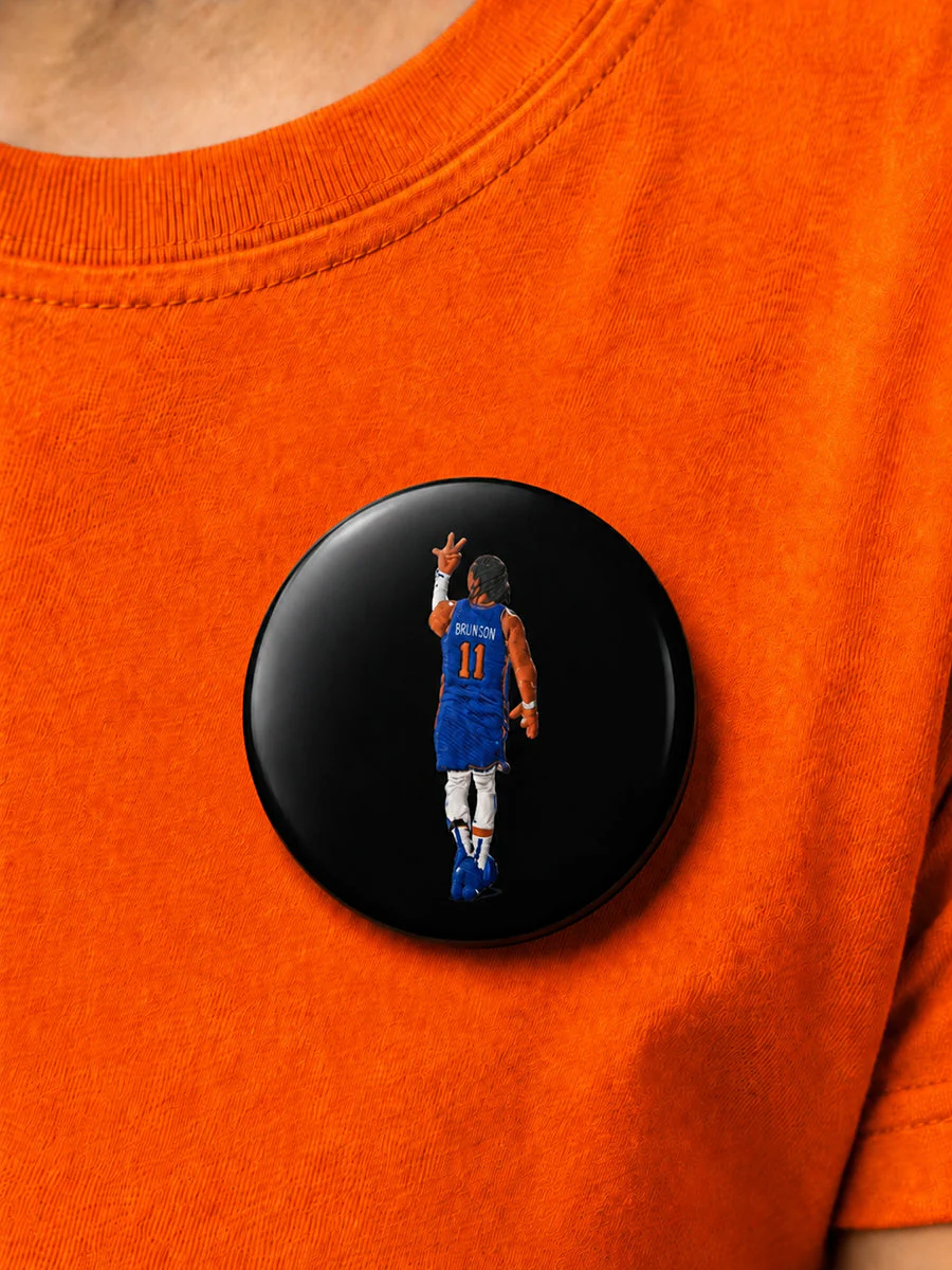 Unisex Basketball Inspired Brooch - Image 3