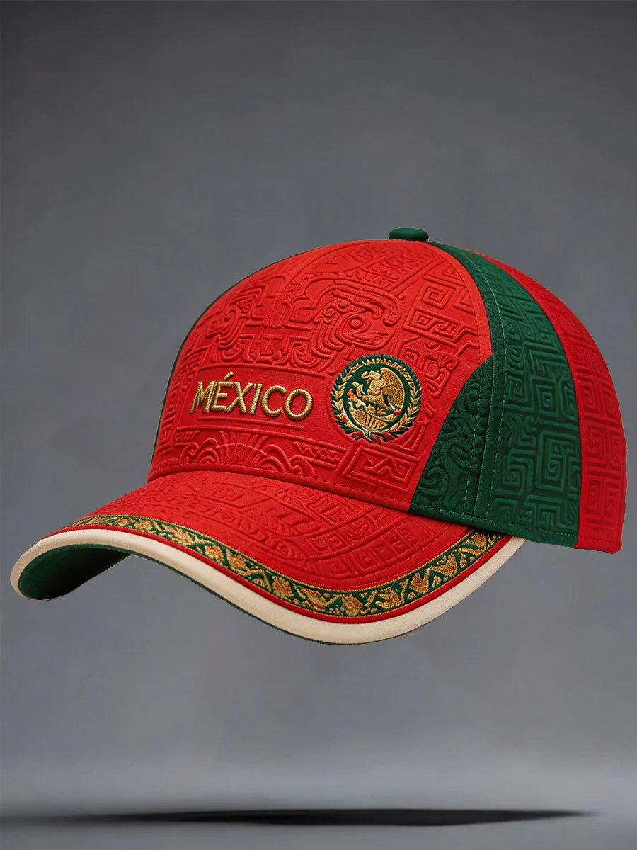 Unisex Mexico Football Lover Art Printed Hat - Image 4