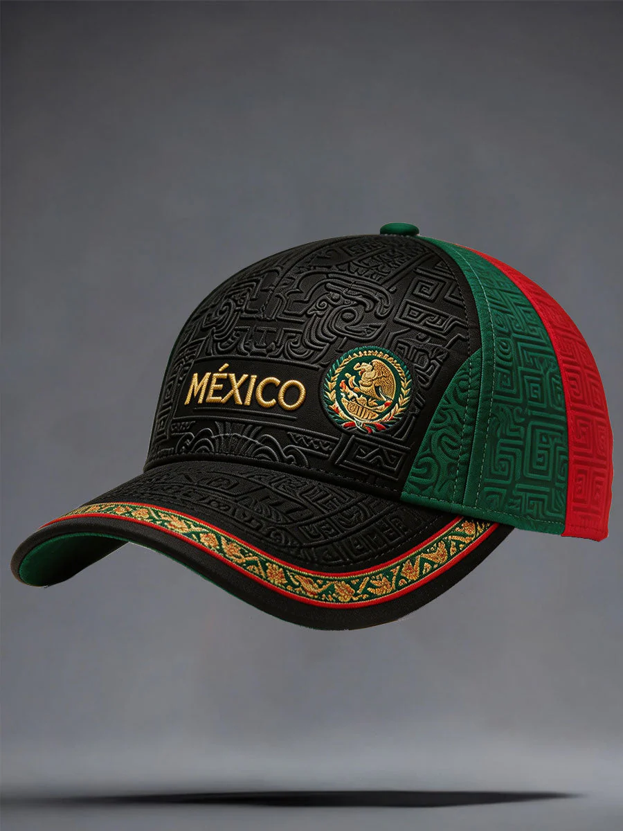 Unisex Mexico Football Lover Art Printed Hat - Image 5