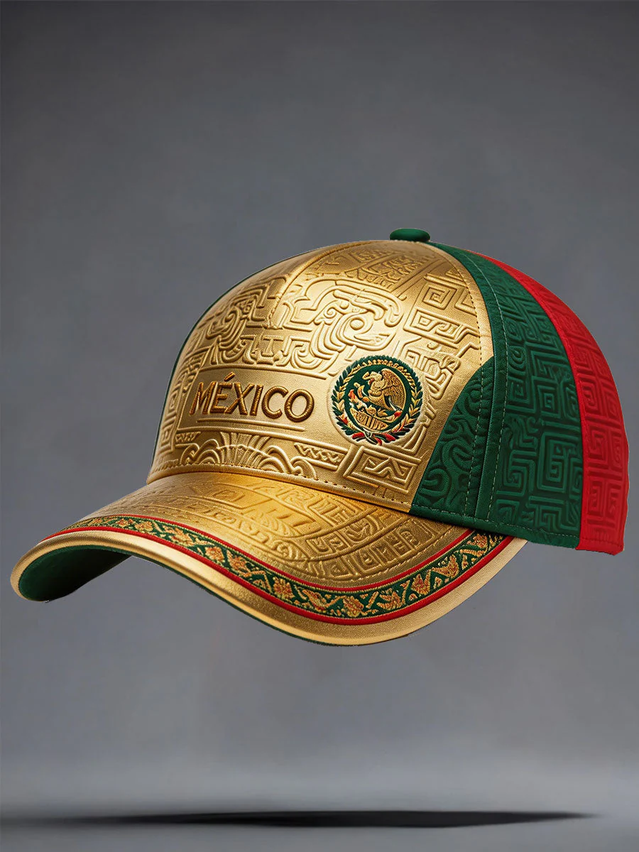 Unisex Mexico Football Lover Art Printed Hat - Image 6