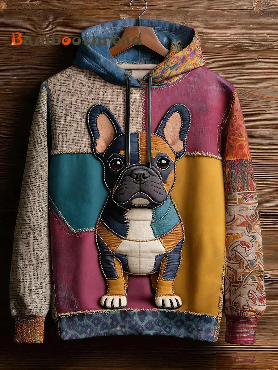 Unisex Retro Animal Art Print Comfortable Casual Sweatshirt