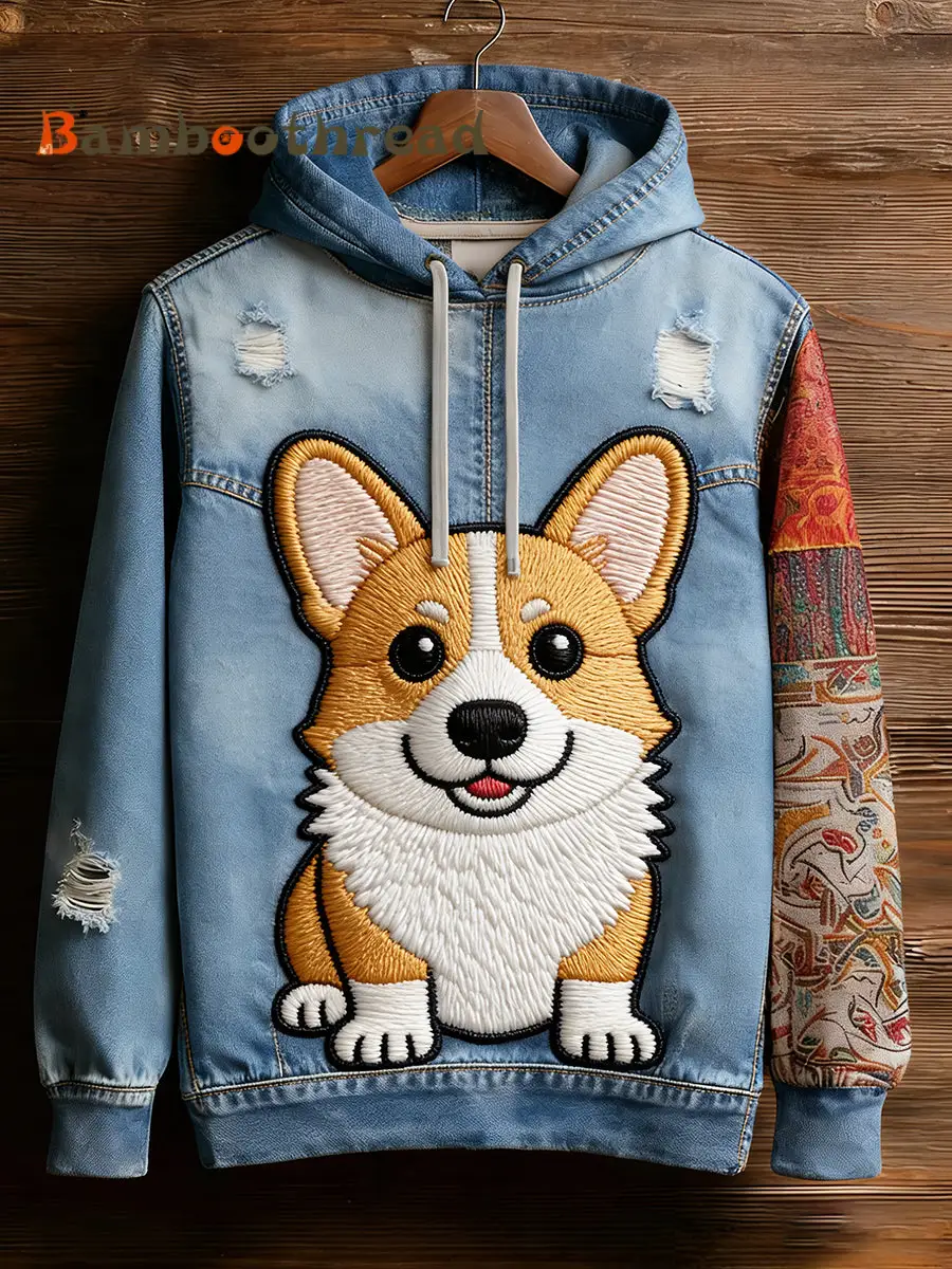 Unisex Retro Animal Art Print Comfortable Casual Sweatshirt