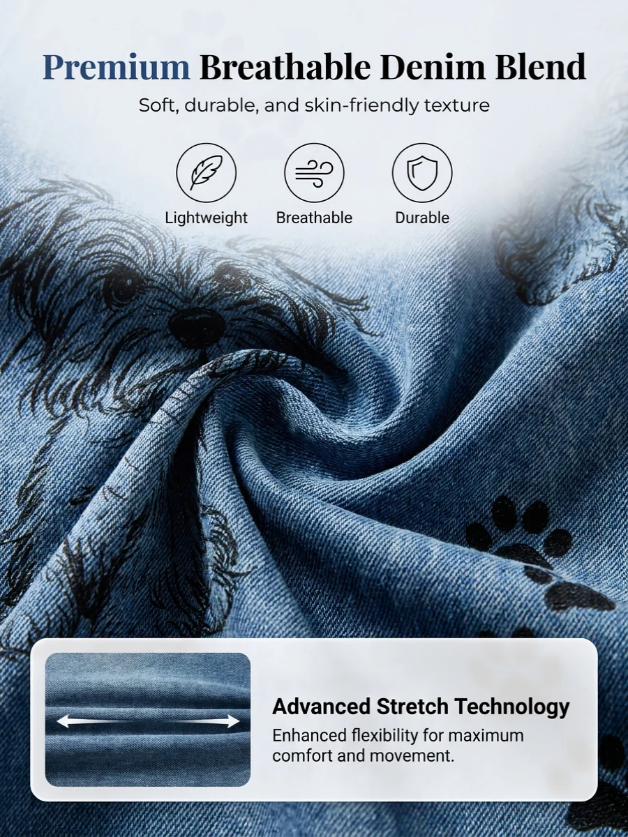 Women's Animal Art Print Trousers - Image 2