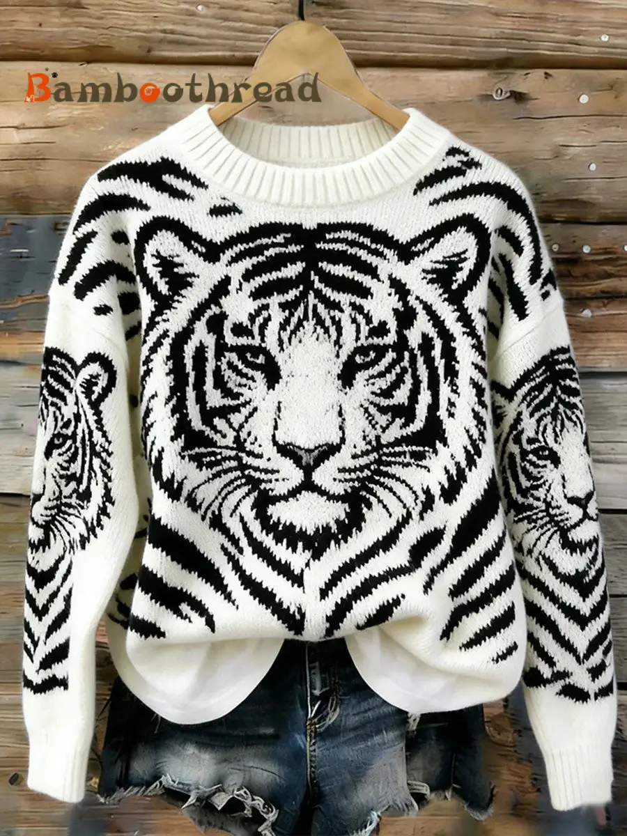 Women's animal print casual top