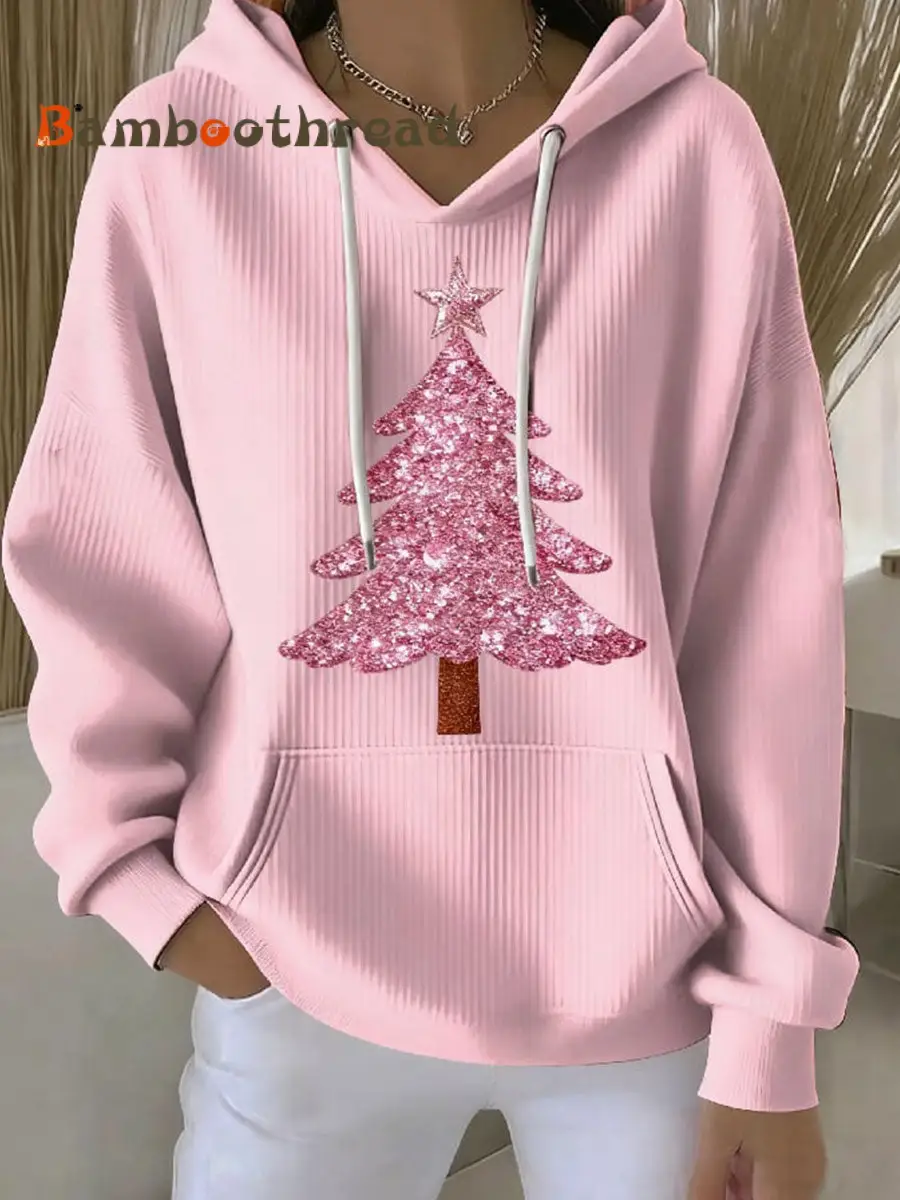Women's Casual Christmas Tree Hoodie