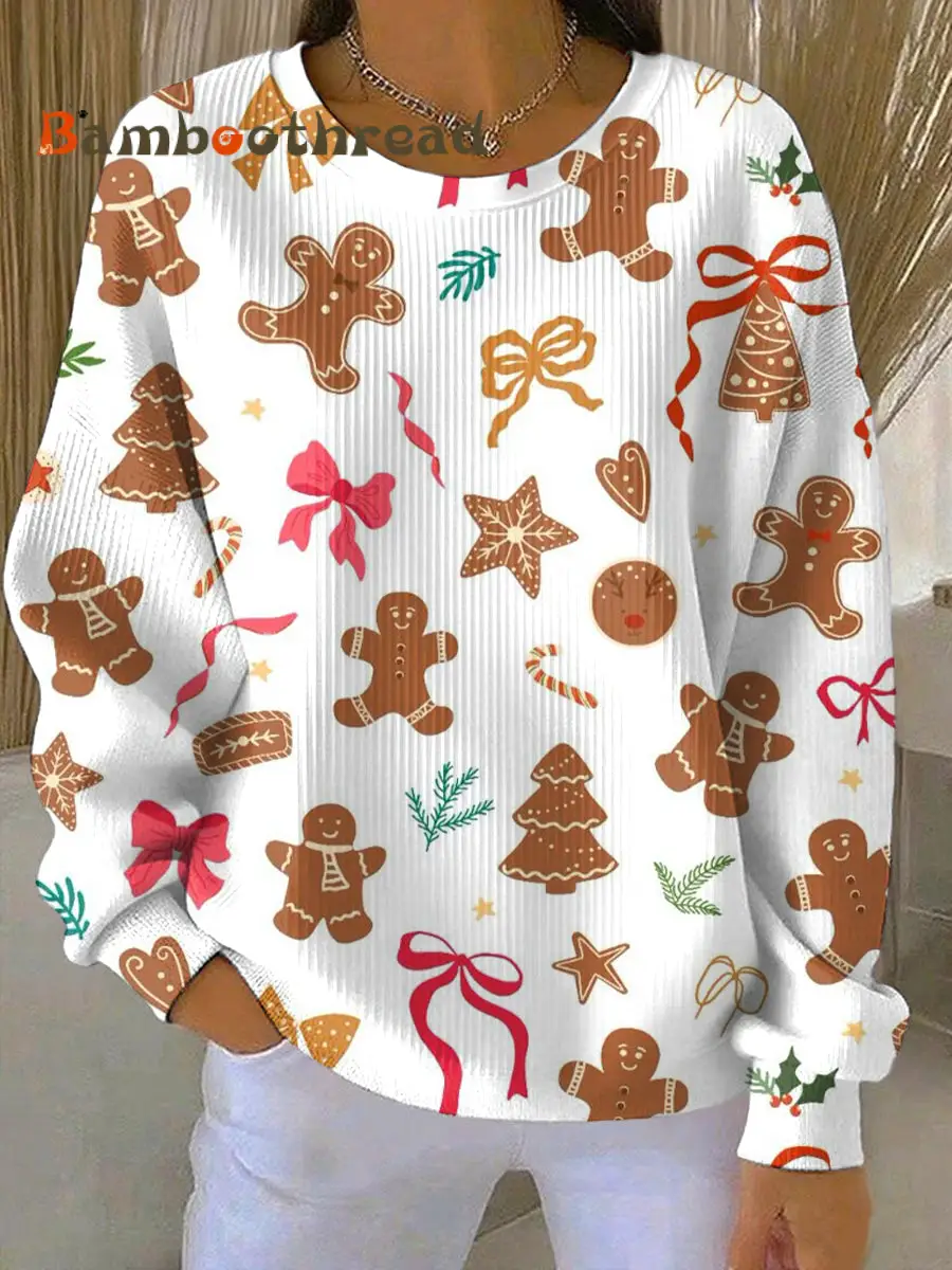 Women's Christmas Print Casual Sweatshirt
