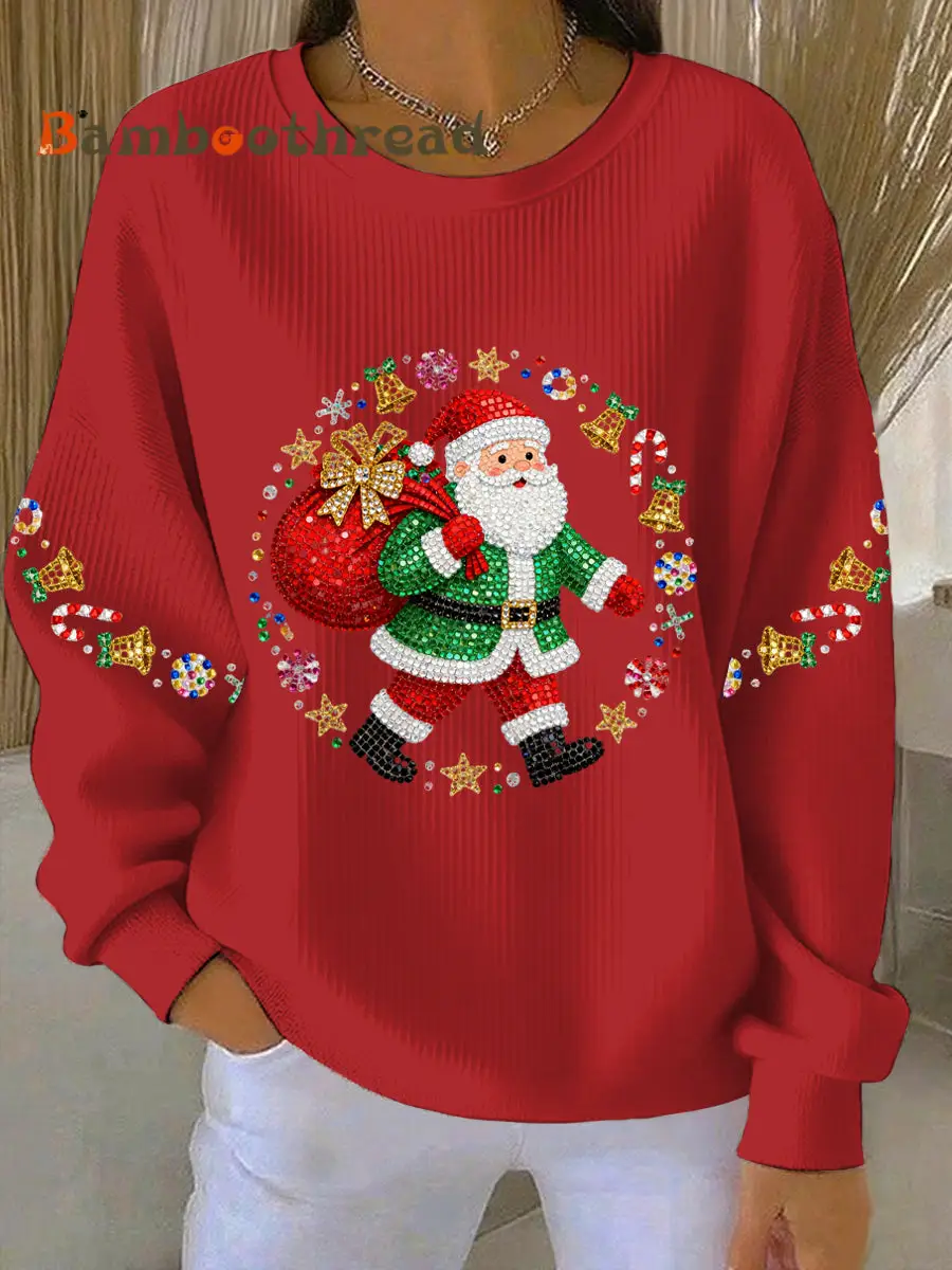 Women's Christmas Print Casual Sweatshirt