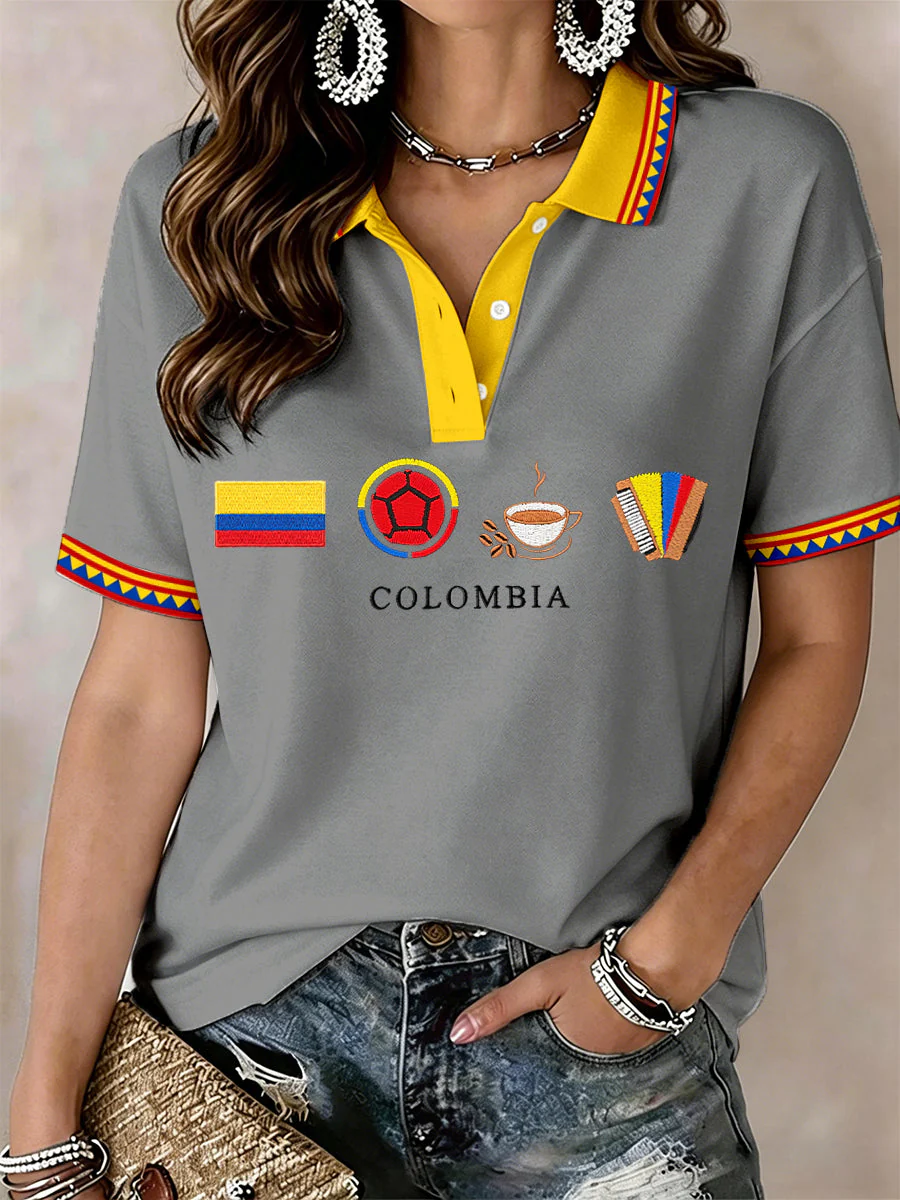 Women's Colombia Polo Shirt - Image 3