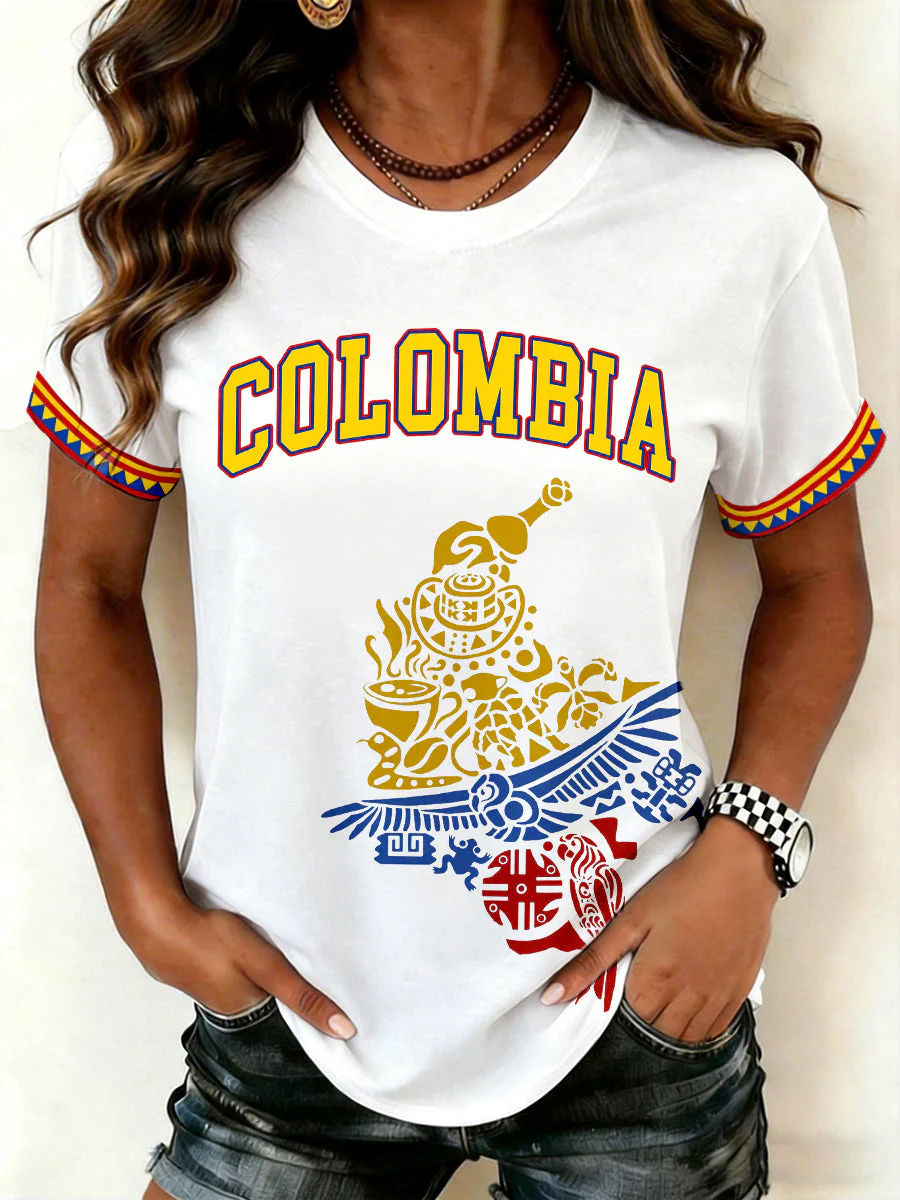 Women's Colombia Print T-Shirt