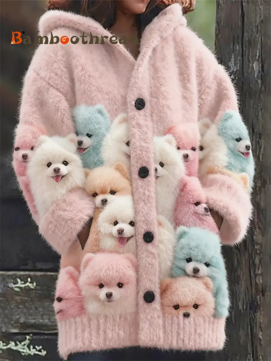 Women's Flannel Animal Print Coats
