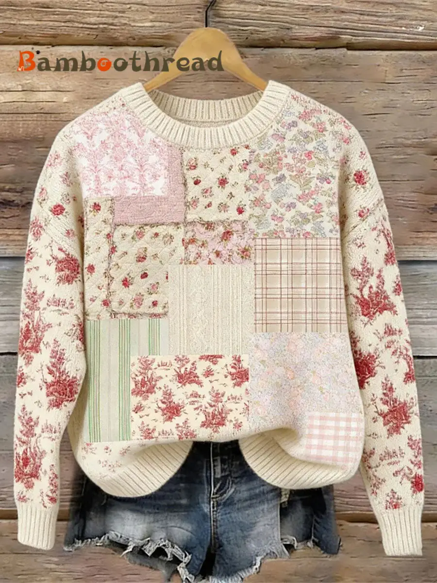 Women's Floral Print Casual Sweatshirt