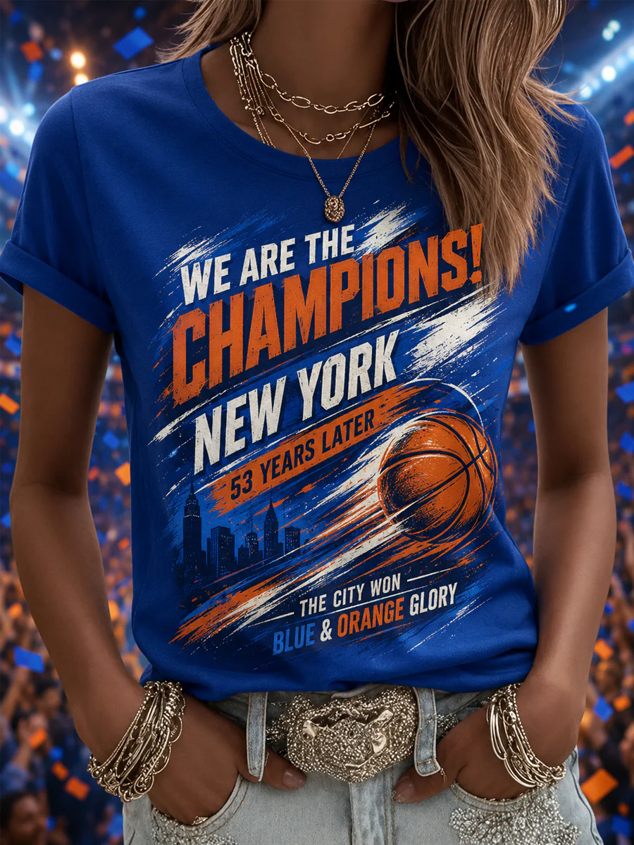 Women's Gift For Basketball Fans Print Casual Tee