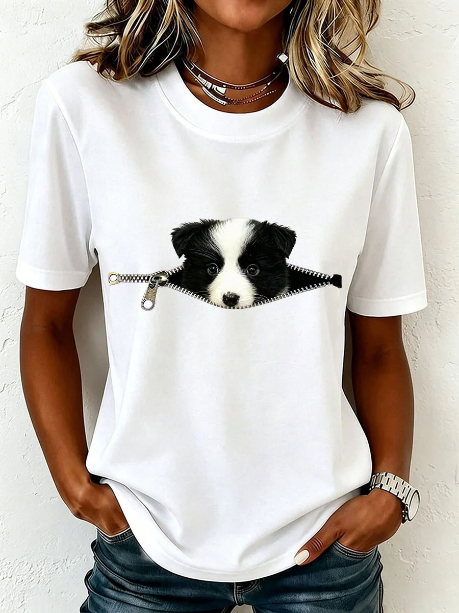 Women's Lovely Border Collie T-Shirt - Image 2