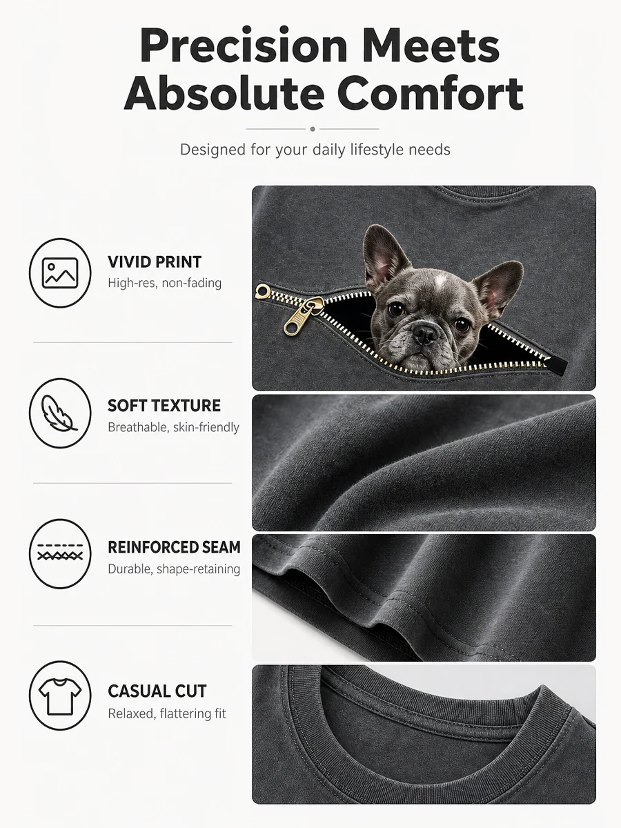 Women's Lovely French Bulldog T-Shirt - Image 2